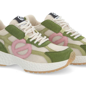 CARTER 2.0 RUNNER W BEIGE/VERT SAUGE/ROSE