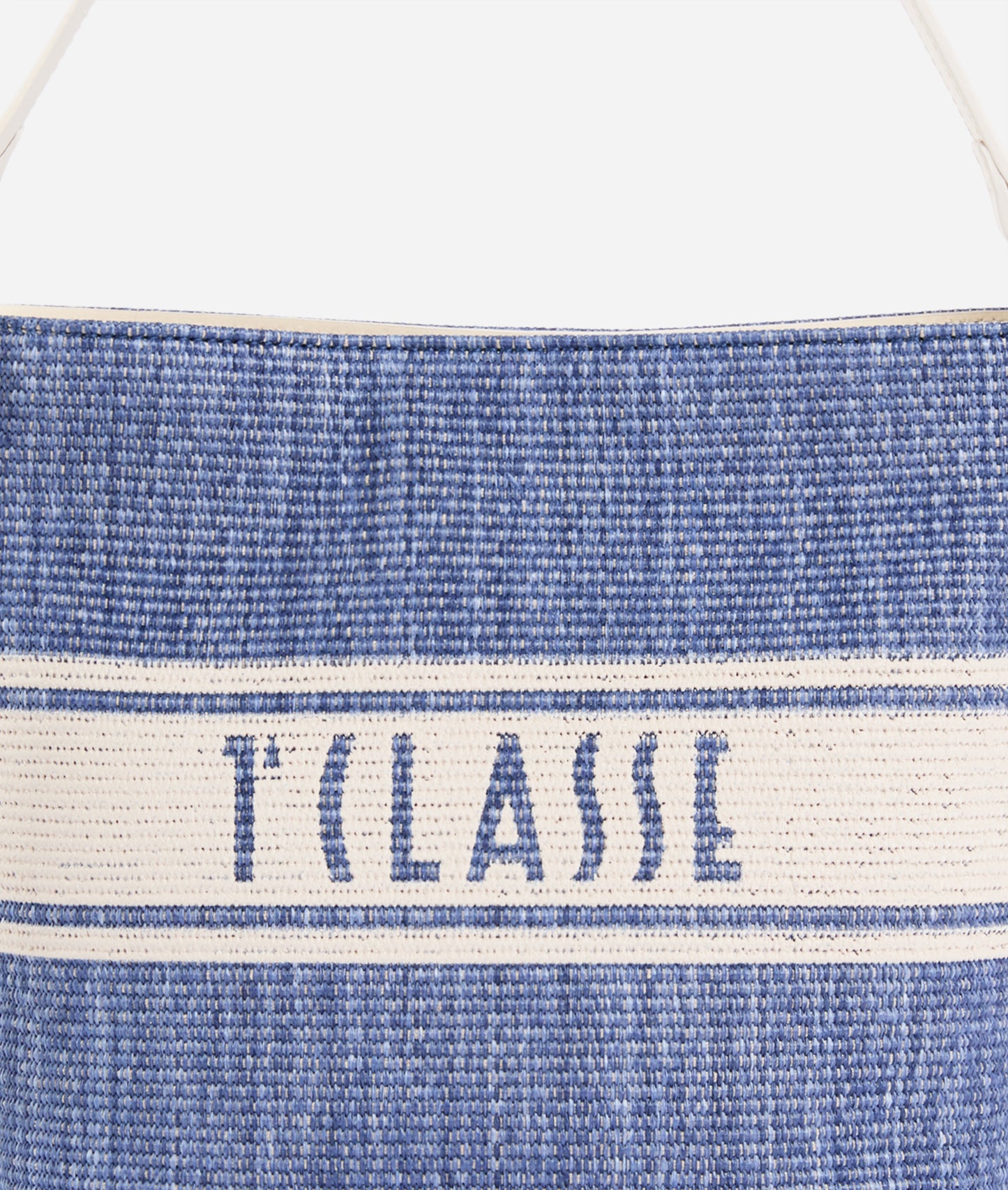 Rafia Coast borsa secchiello Blu Pacifico Alviero Martini