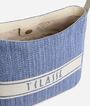 Carica l'immagine nel visualizzatore di Gallery, Rafia Coast borsa sottospalla Blu Pacifico Alviero Martini
