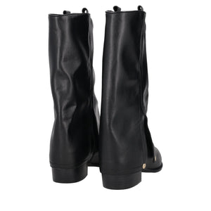Stivale Giselle in pelle colore nero