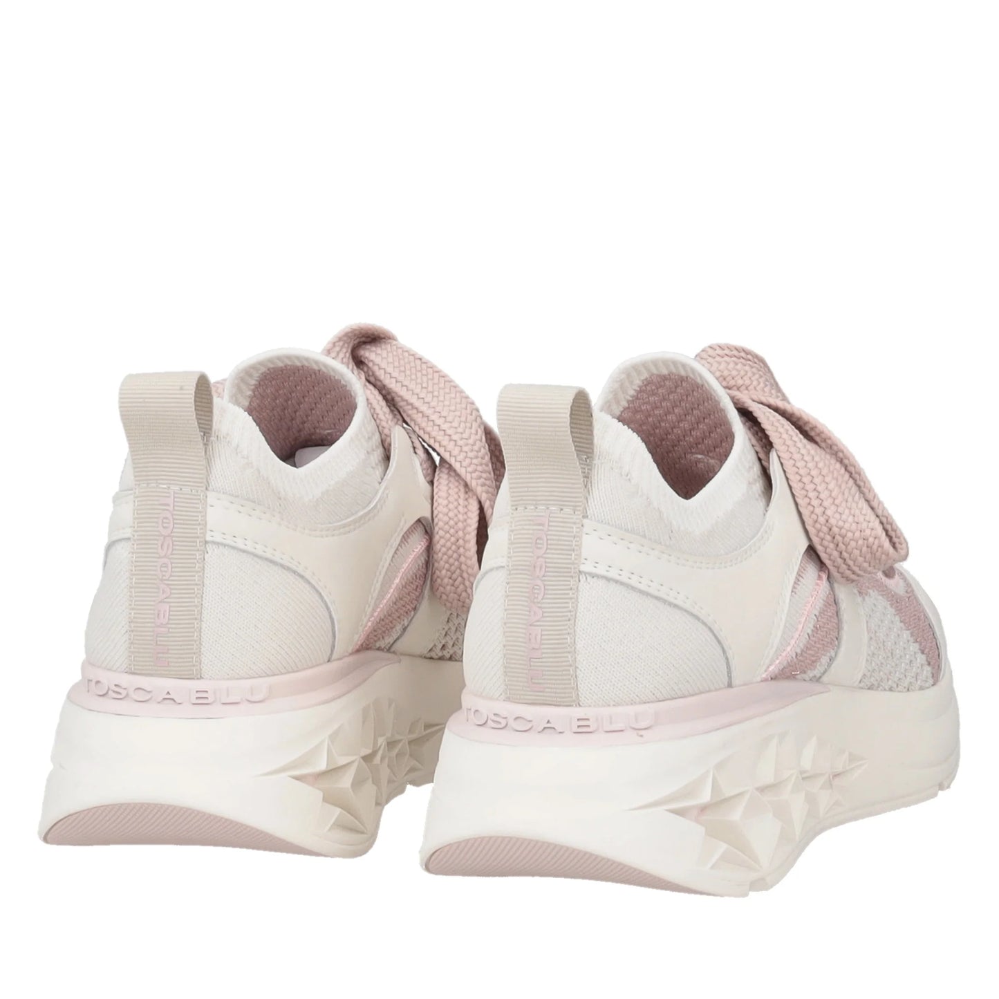 Sneaker stella con maxi stringhe colore rosa Tosca Blu