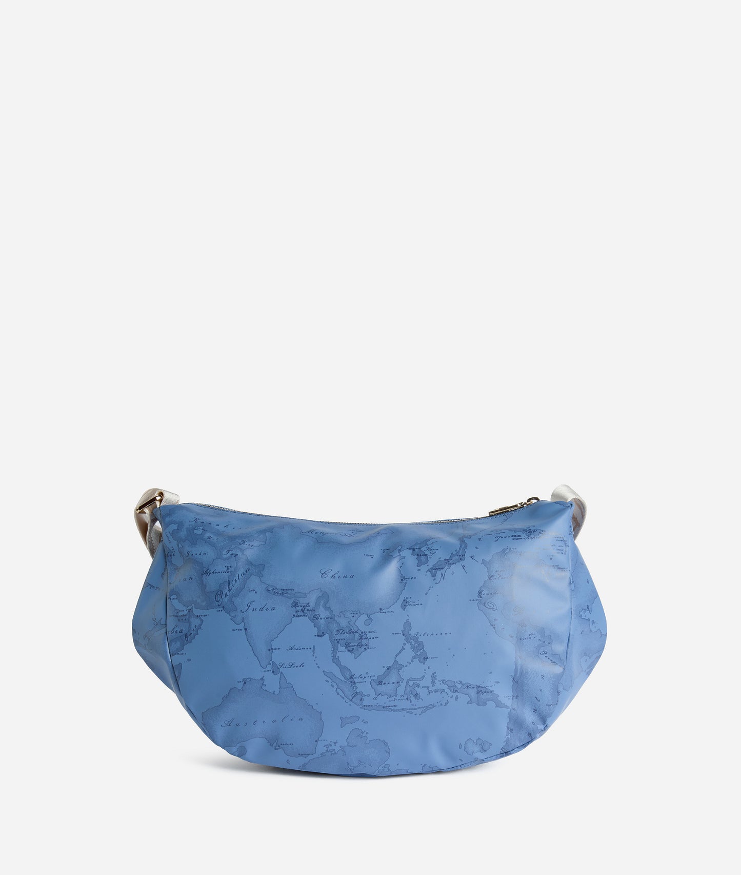 Soft Color tracolla a mezzaluna grande Blu Jeans Alviero Martini