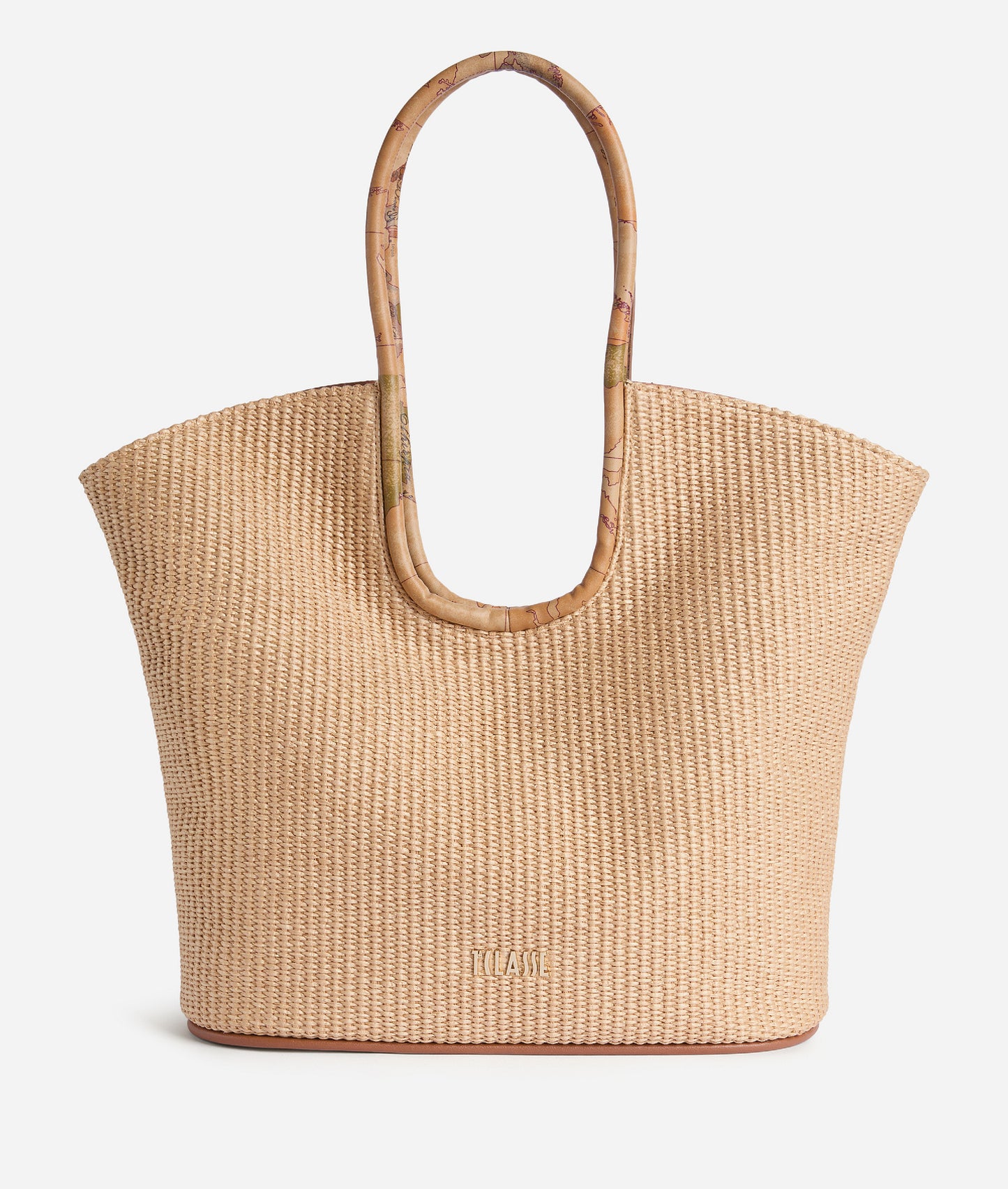 Sunny Rafia borsa shopping Naturale Alviero Martini