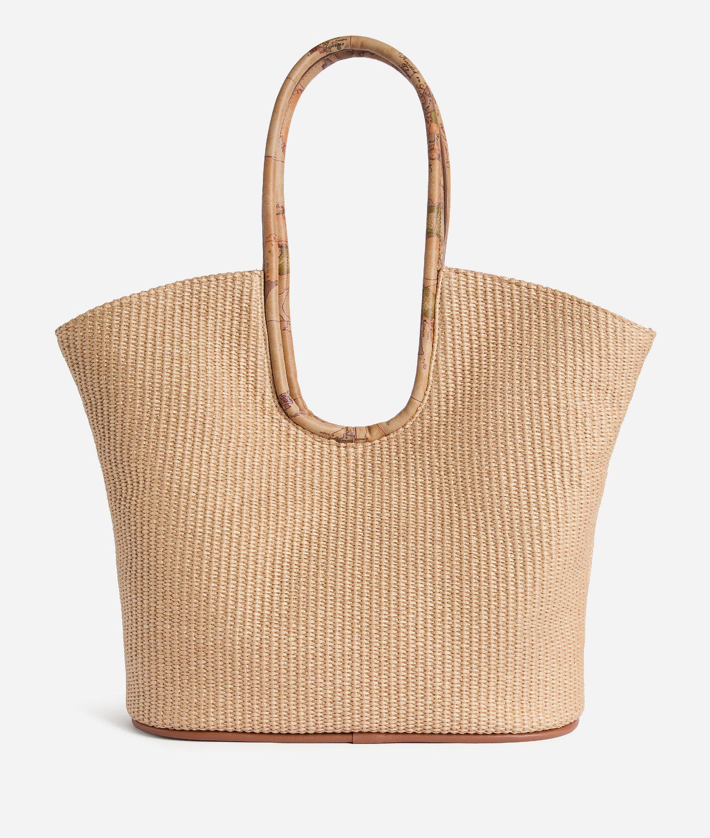 Sunny Rafia borsa shopping Naturale Alviero Martini