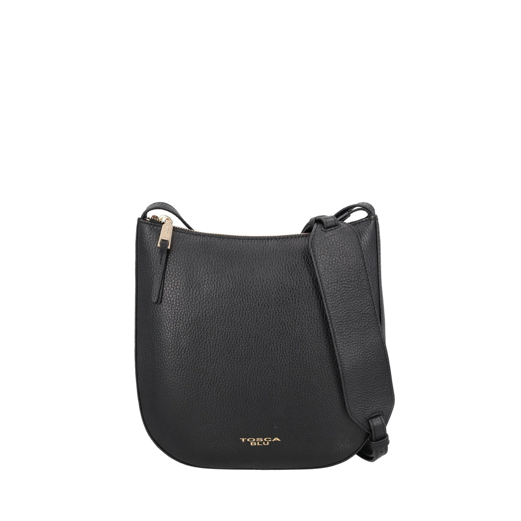 Borsa a tracolla grande Lily colore nero