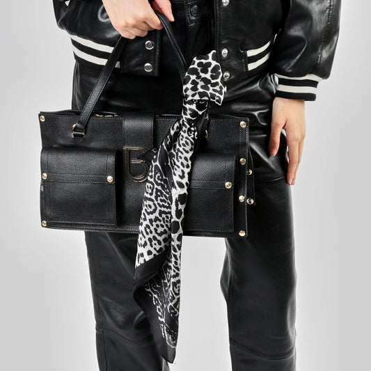 Borsa a mano grande Elodie bag colore nero ToscaBlu