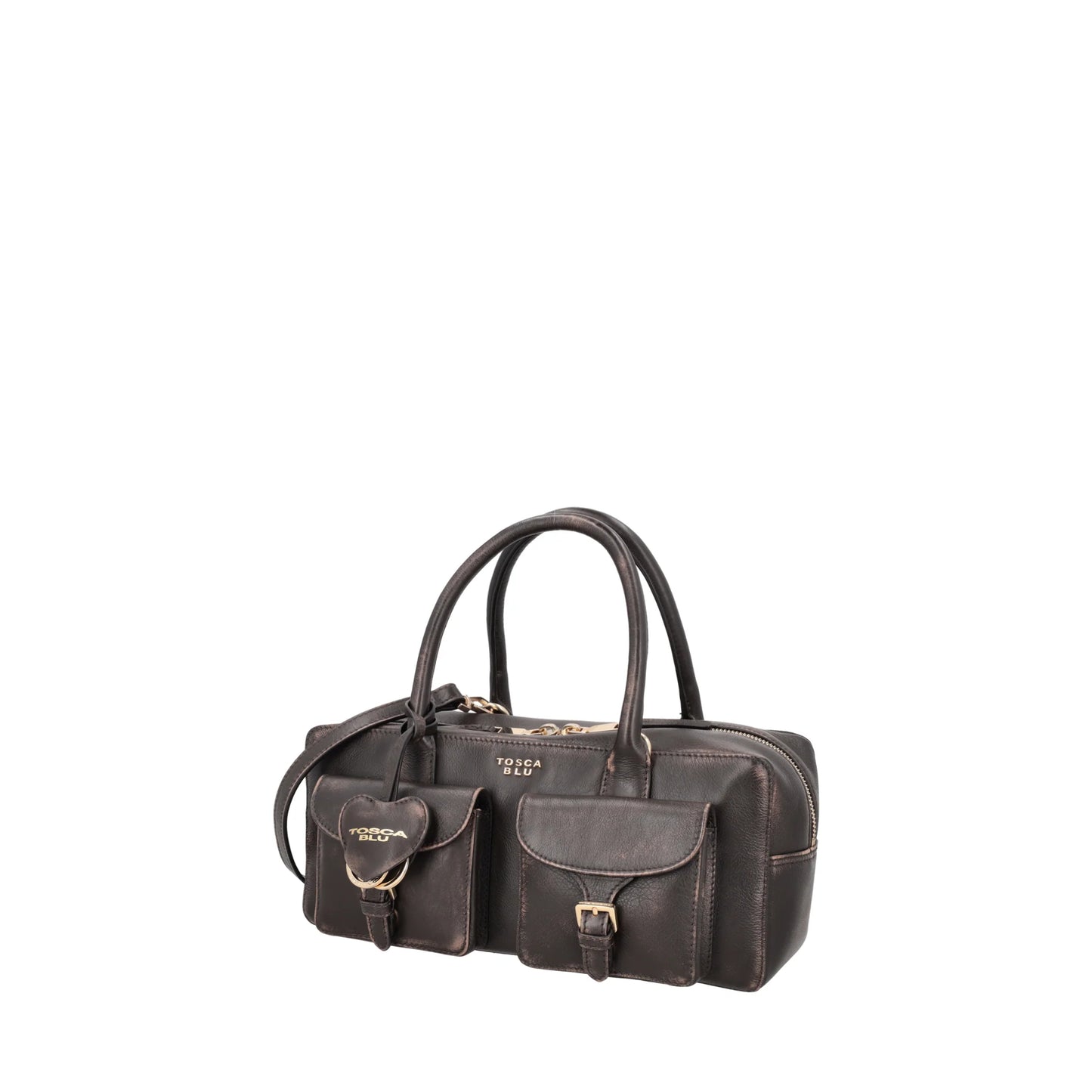 Bauletto Anita con doppie tasche colore testa di moro ToscaBlu