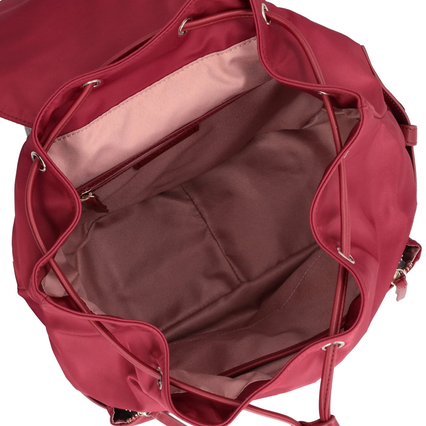 Zaino Central Park in nylon colore rosso scuro ToscaBlu
