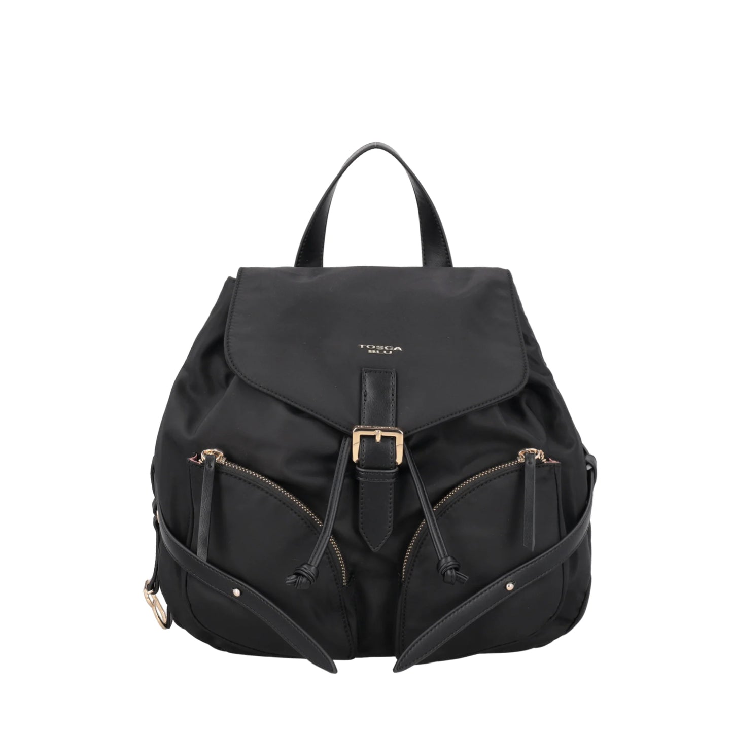 Zaino Central Park in nylon colore nero ToscaBlu