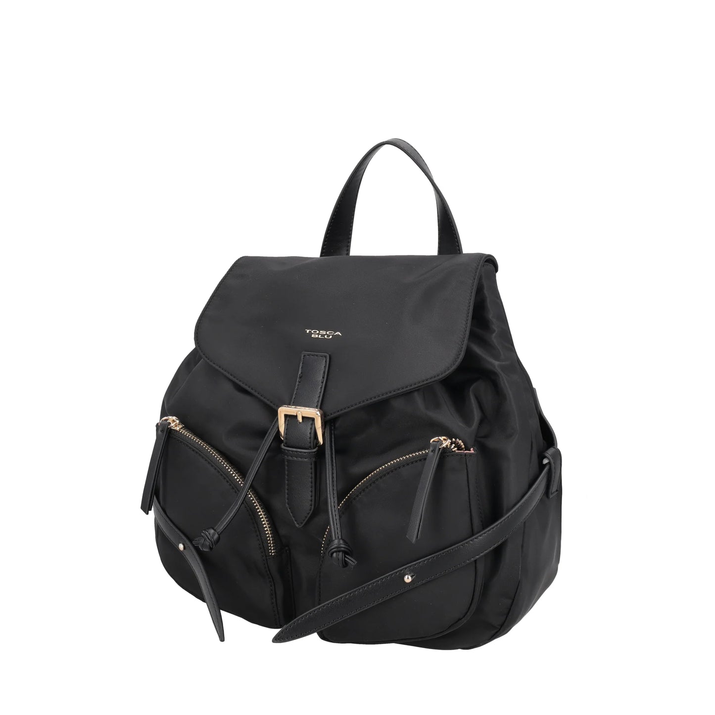 Zaino Central Park in nylon colore nero ToscaBlu