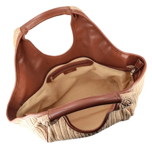 Shopping Biarritz colore cuoio