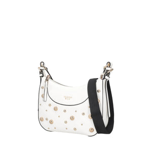 Borsa piccola con borchie Betty colore bianco