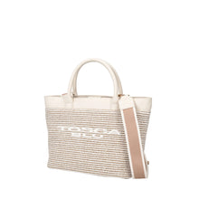 Carica l&#39;immagine nel visualizzatore di Gallery, Shopping bag Milano colore avorio
