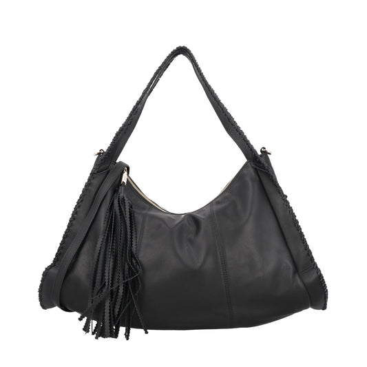 Tosca Blu borsa a spalla Africa colore nero