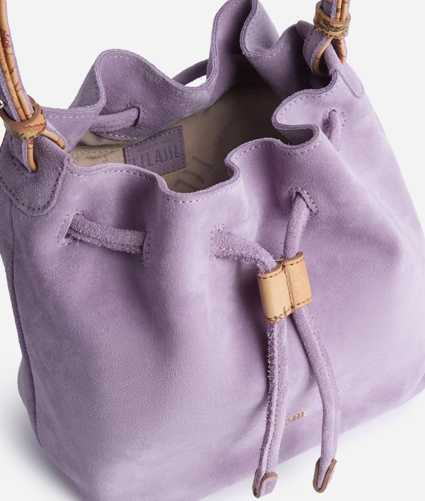 Tribal Leather borsa secchiello Ametista Alviero Martini