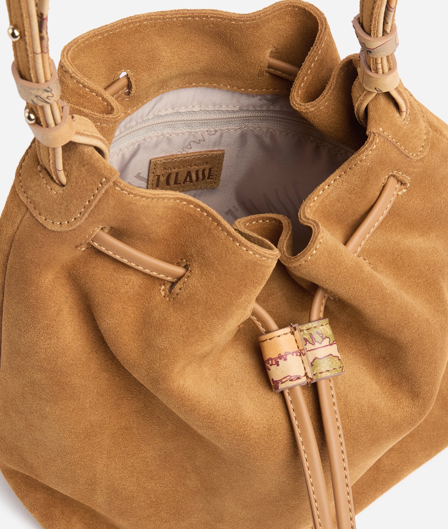 Tribal Leather borsa secchiello Rame Alviero Martini