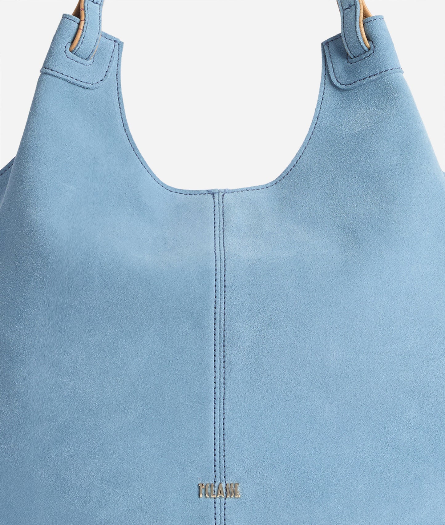 Tribal Leather borsa sottospalla Azzurro Cielo Alviero Martini