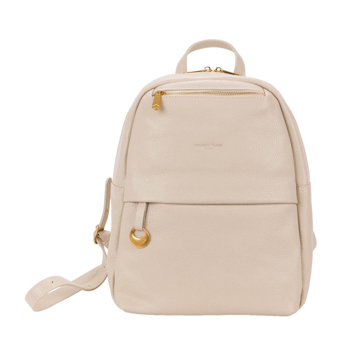 Zaino 'Fondamenta' in Pelle Beige - Pelletteria Veneta