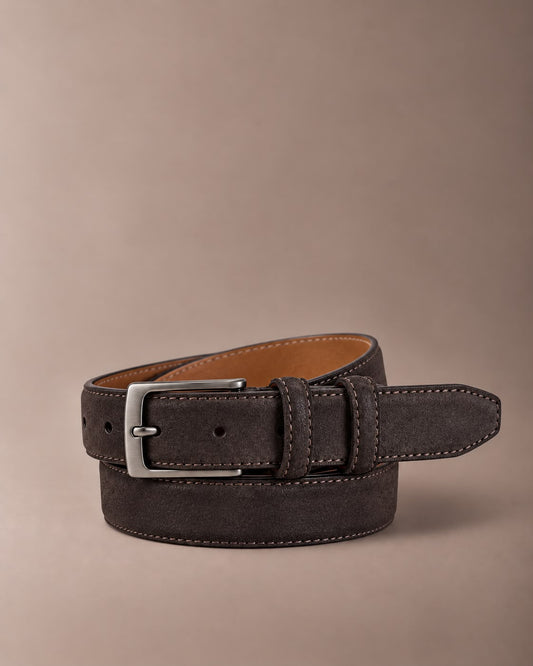 Cintura Uomo in Vera Pelle 100% Made in Italy – Il Kuoio 2650T.Moro