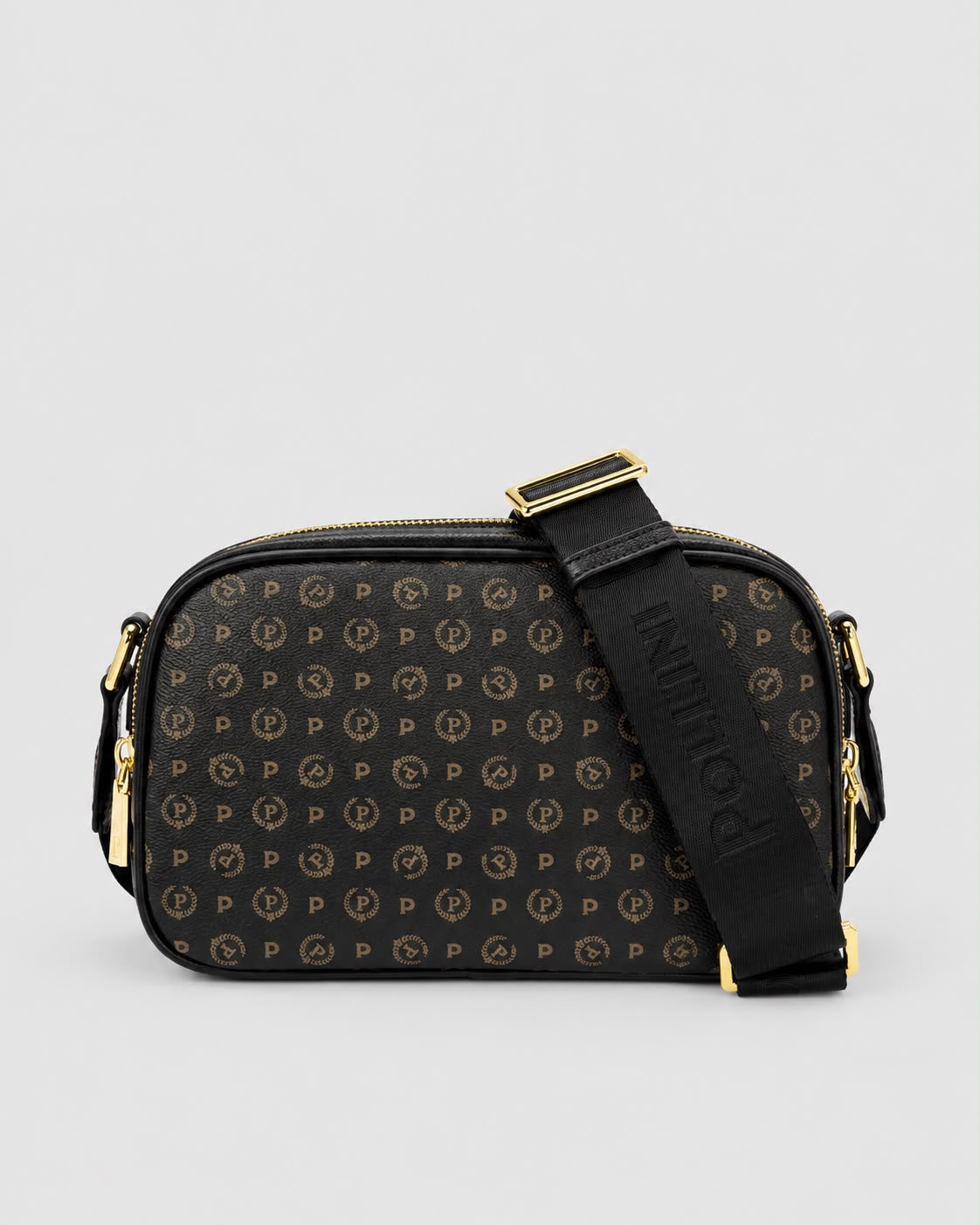 Pollini Linea Heritage Camera Bag Heritage Logo Classic Nero/Nero