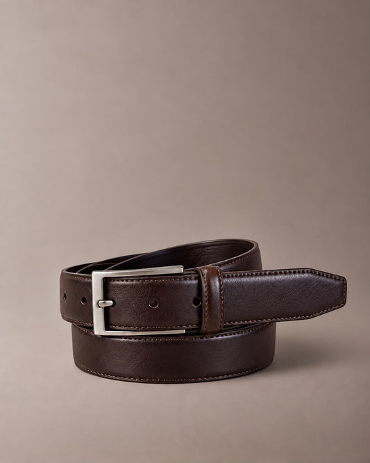Cintura Uomo in Vera Pelle 100% Made in Italy – Il Kuoio 2667T.Moro