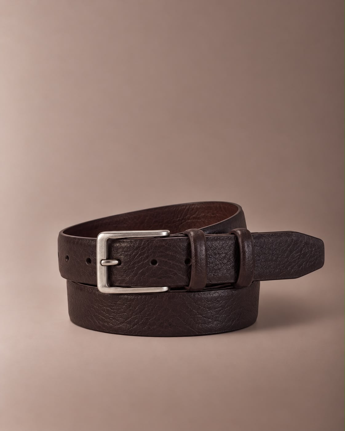 Cintura Uomo in Vera Pelle 100% Made in Italy – Il Kuoio 022T.Moro