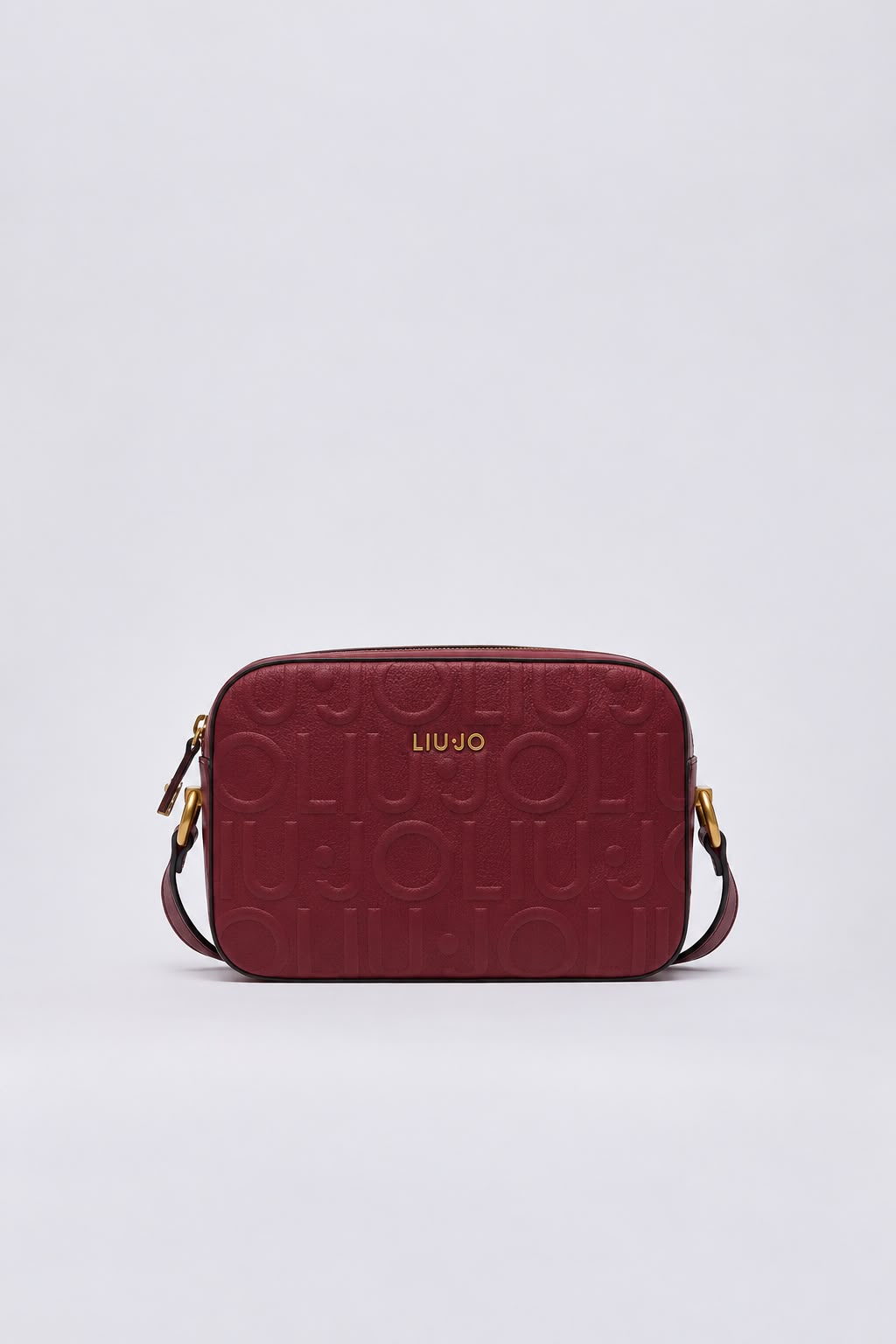 Borsa a tracolla media con logo Liu Jo