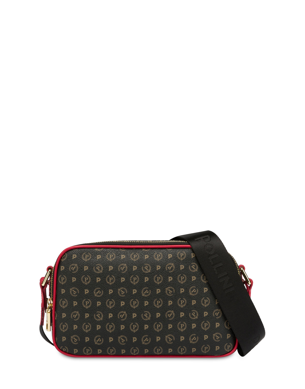 Pollini Linea Heritage Camera Bag Heritage Logo Classic Nero/lacca
