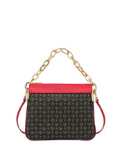 Carica l&#39;immagine nel visualizzatore di Gallery, Linea Heritage Borsa A Spalla Heritage Pvc Nero/lacca
