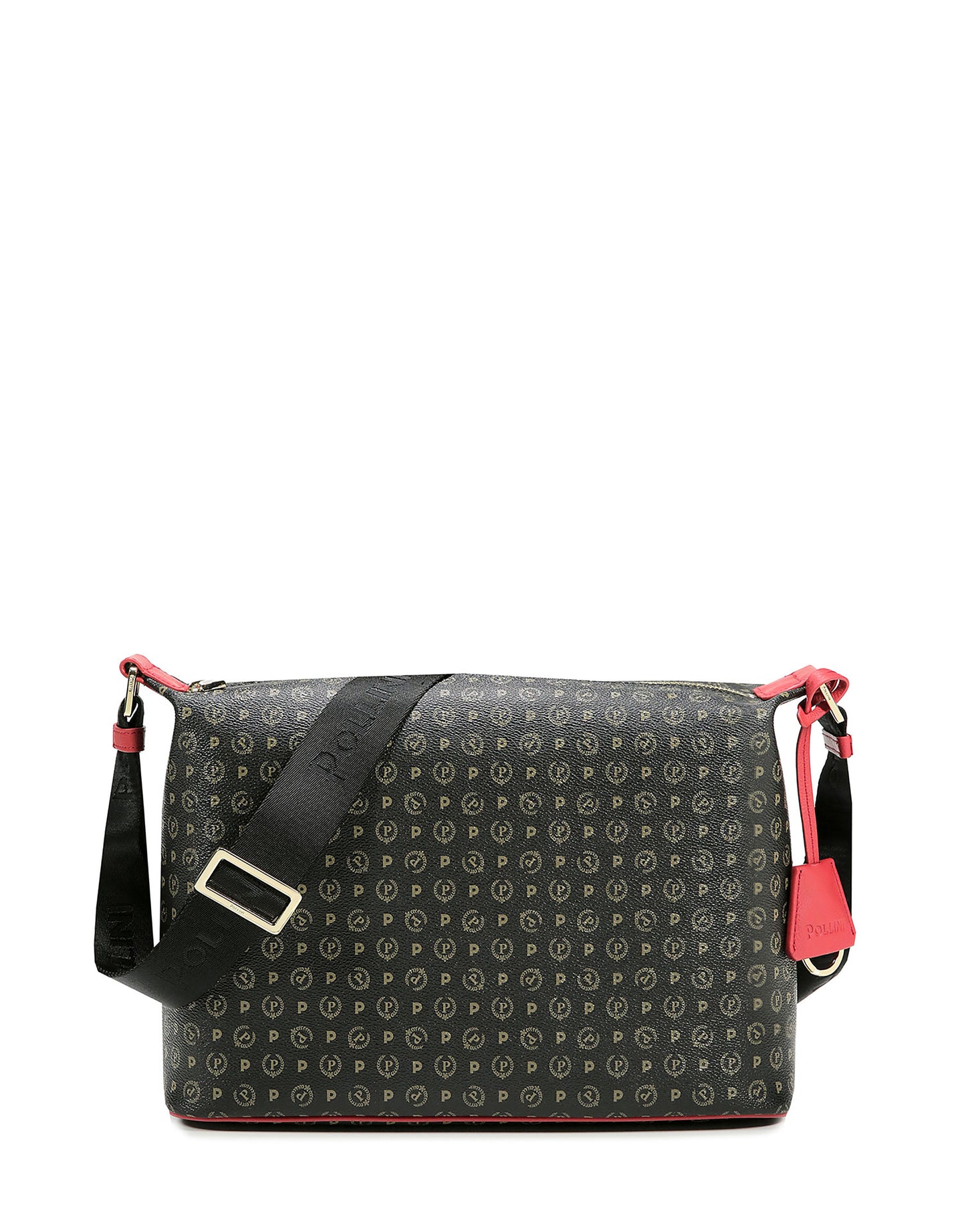 Linea Heritage Borsa Hobo Heritage Logo Classic Nero/lacca