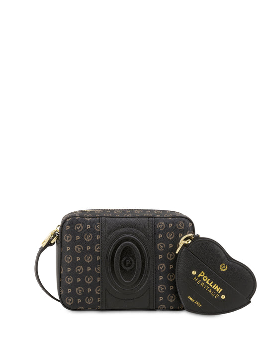 Linea Heritage Borsa A Tracolla Heritage 70 Nero/nero.