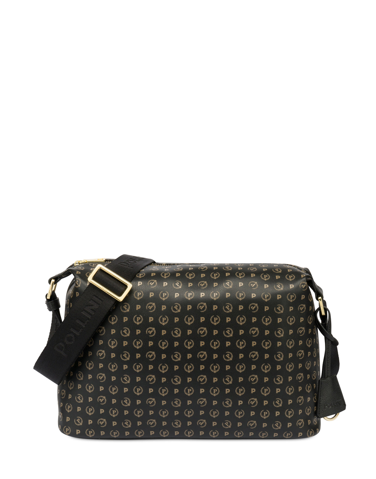 Pollini Linea Heritage Borsa A Spalla Heritage Soft Touch Nero/nero