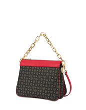 Carica l&#39;immagine nel visualizzatore di Gallery, Linea Heritage Borsa A Spalla Heritage Pvc Nero/lacca
