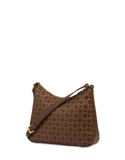 Pollini Linea Heritage Hobo Bag Heritage Overtone Tan/marrone