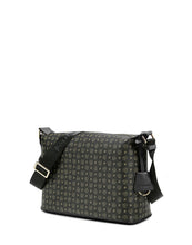 Carica l&#39;immagine nel visualizzatore di Gallery, Linea Heritage Borsa Hobo Heritage Logo Classic Nero/nero
