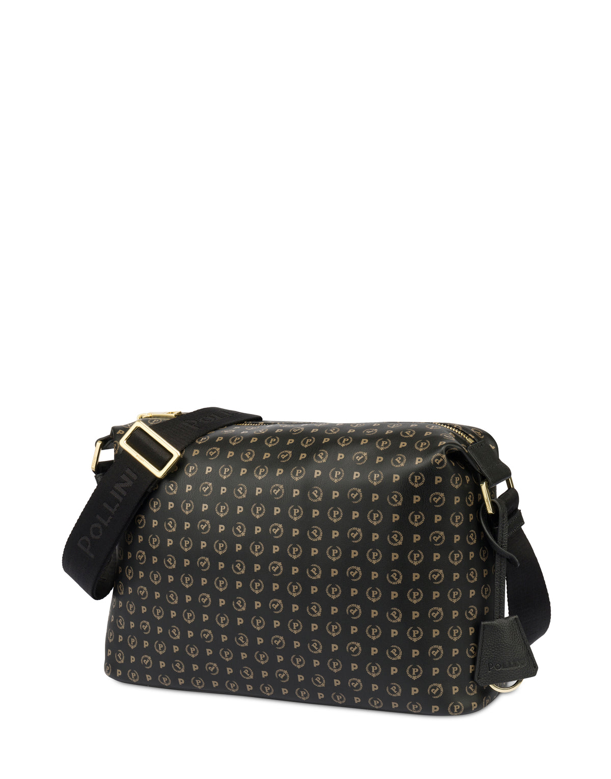 Pollini Linea Heritage Borsa A Spalla Heritage Soft Touch Nero/nero