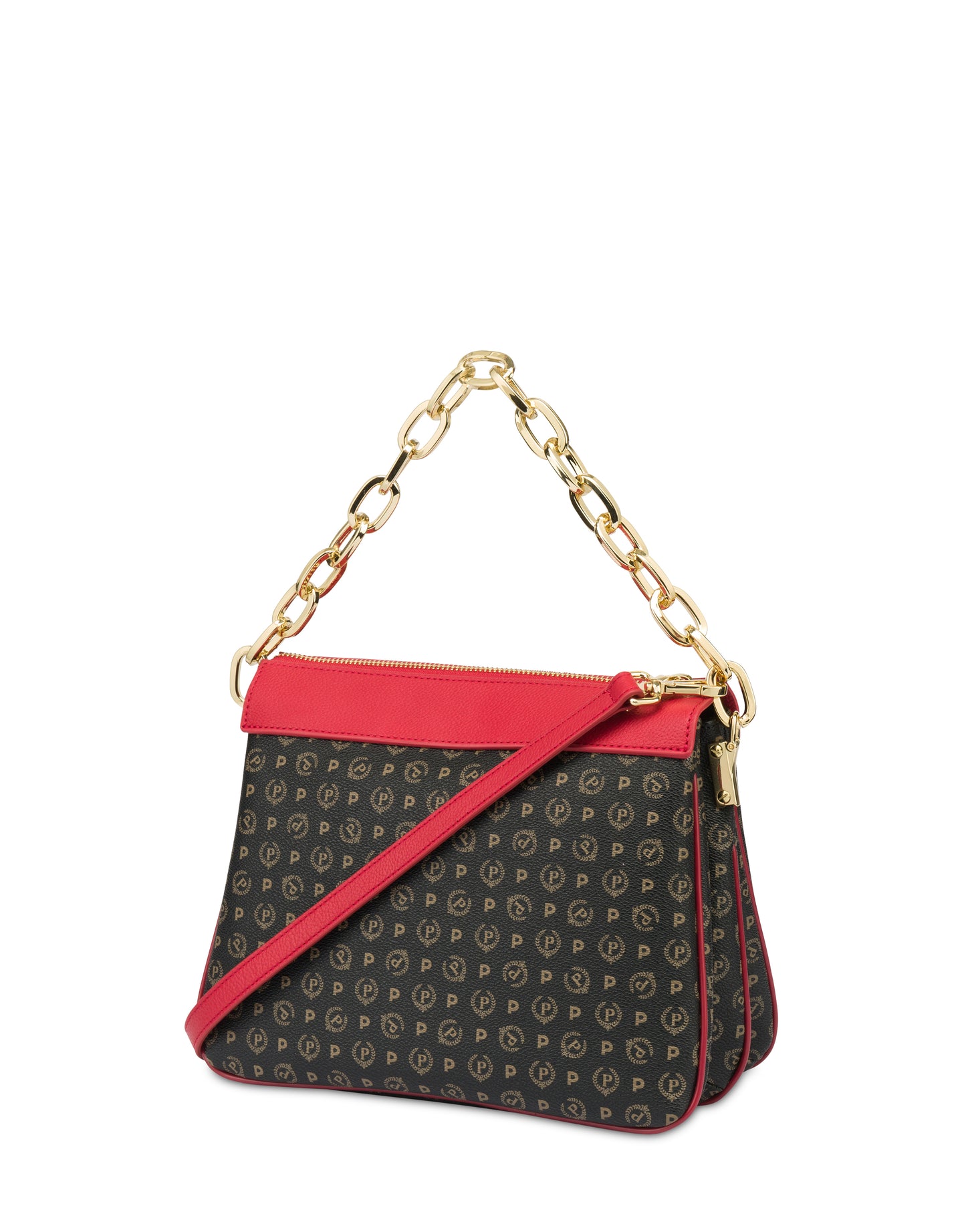Linea Heritage Borsa A Spalla Heritage Pvc Nero/lacca