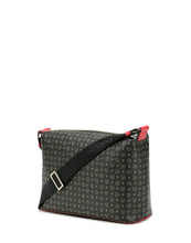 Carica l&#39;immagine nel visualizzatore di Gallery, Linea Heritage Borsa Hobo Heritage Logo Classic Nero/lacca
