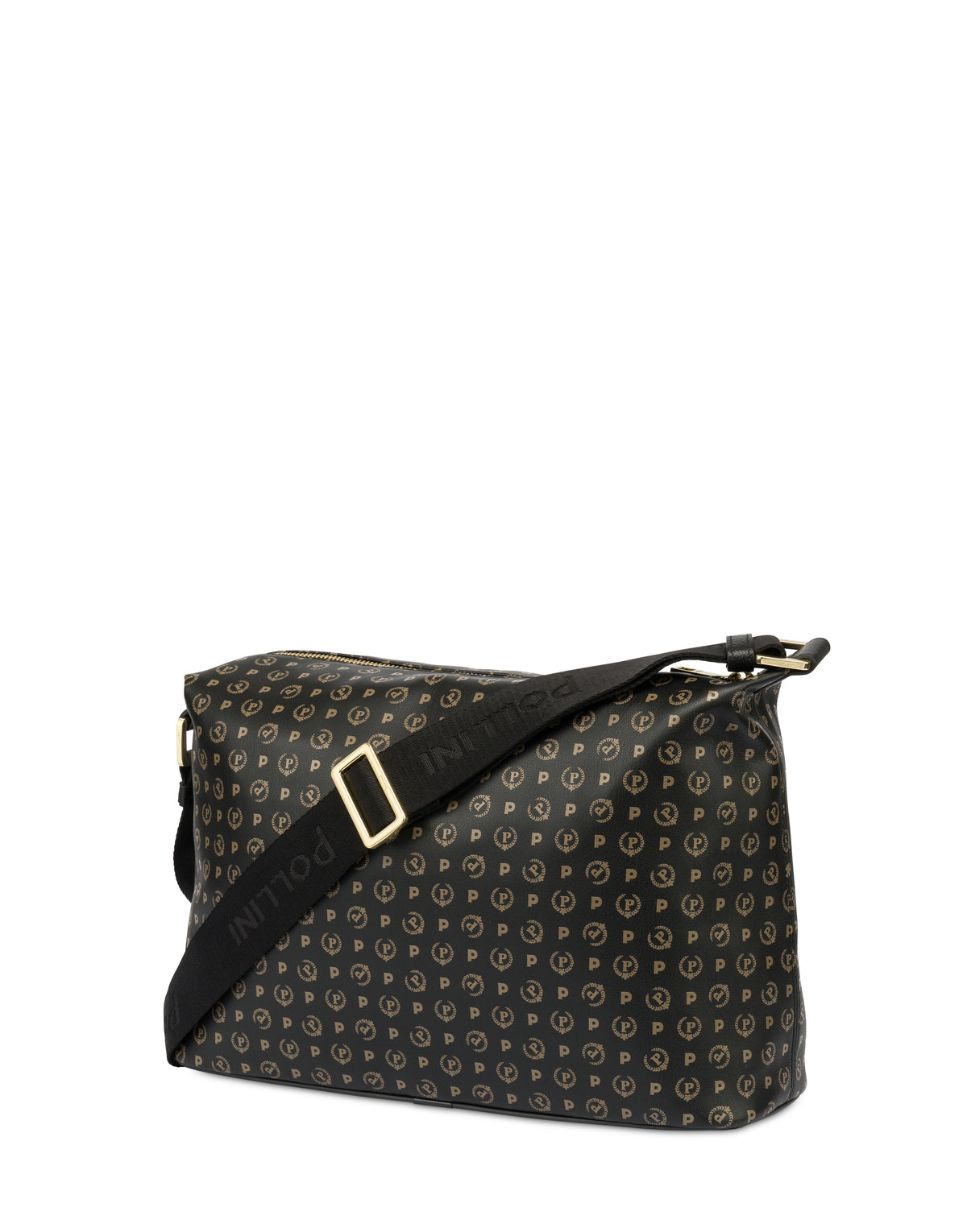 Pollini Linea Heritage Borsa A Spalla Heritage Soft Touch Nero/nero