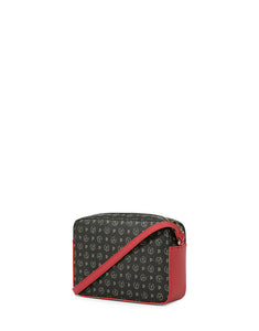 Linea Heritage Borsa A Tracolla Heritage Logo Classic Nero/lacca