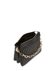 Linea Heritage Borsa A Spalla Heritage Pvc Nero/nero