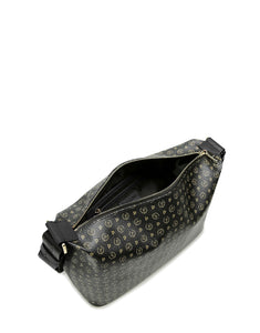Linea Heritage Borsa Hobo Heritage Logo Classic Nero/nero