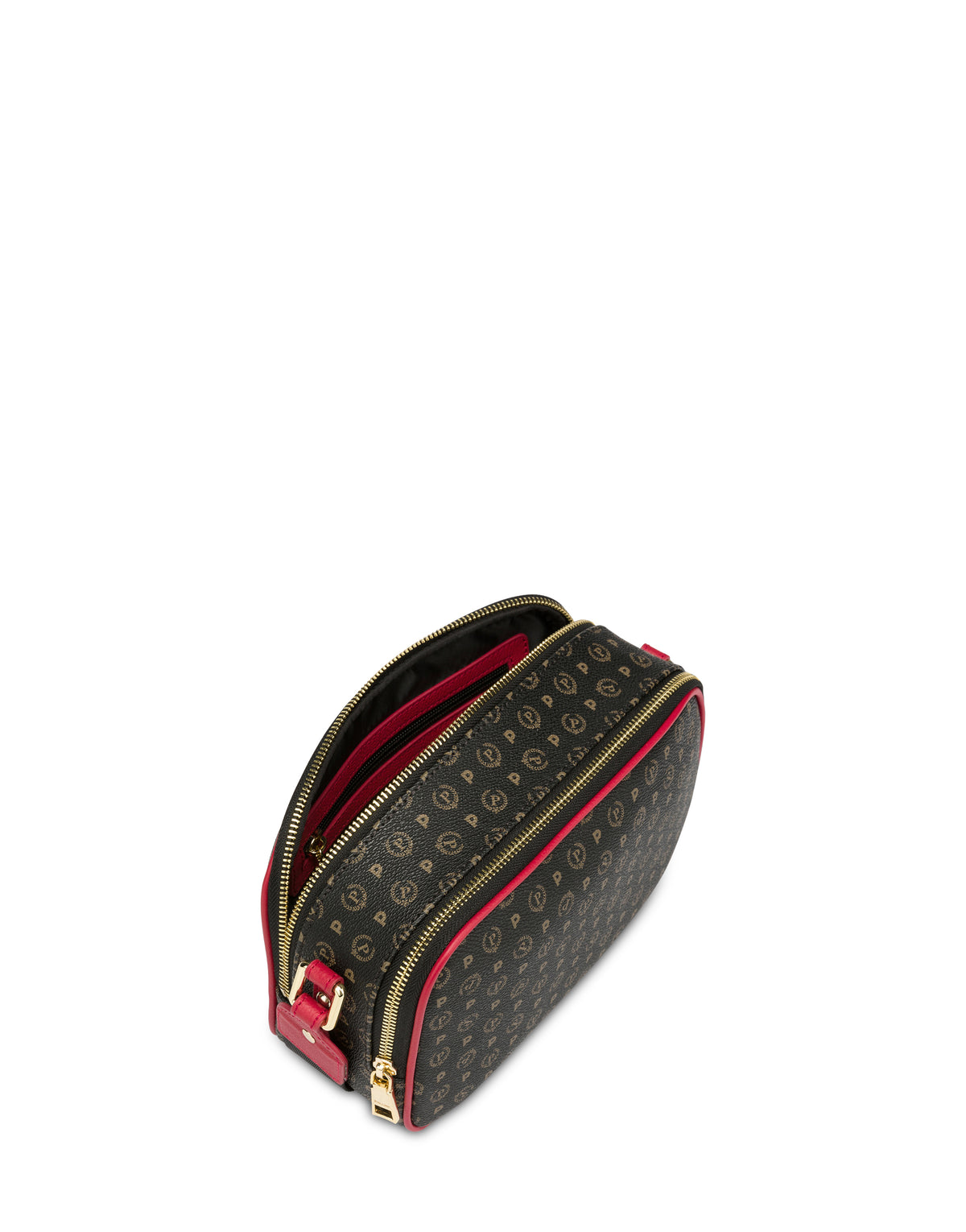 Pollini Linea Heritage Camera Bag Heritage Logo Classic Nero/lacca