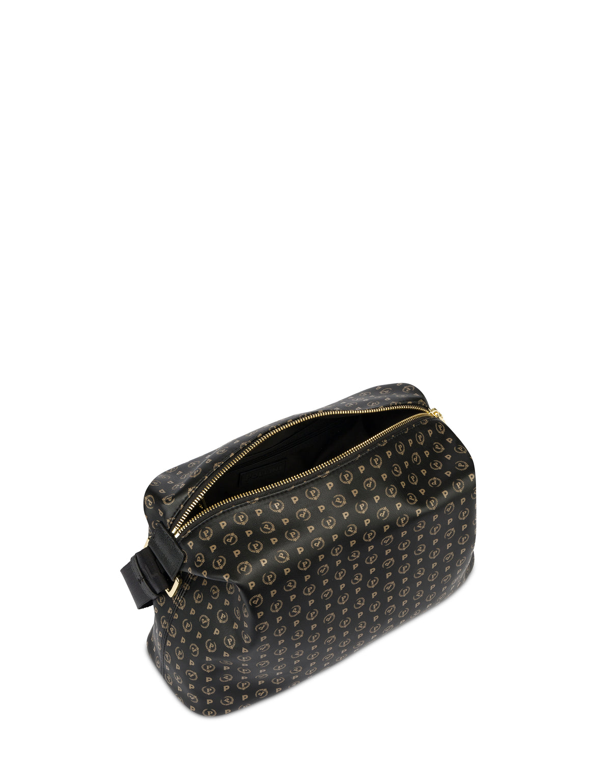 Pollini Linea Heritage Borsa A Spalla Heritage Soft Touch Nero/nero