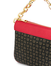 Carica l&#39;immagine nel visualizzatore di Gallery, Linea Heritage Borsa A Spalla Heritage Pvc Nero/lacca
