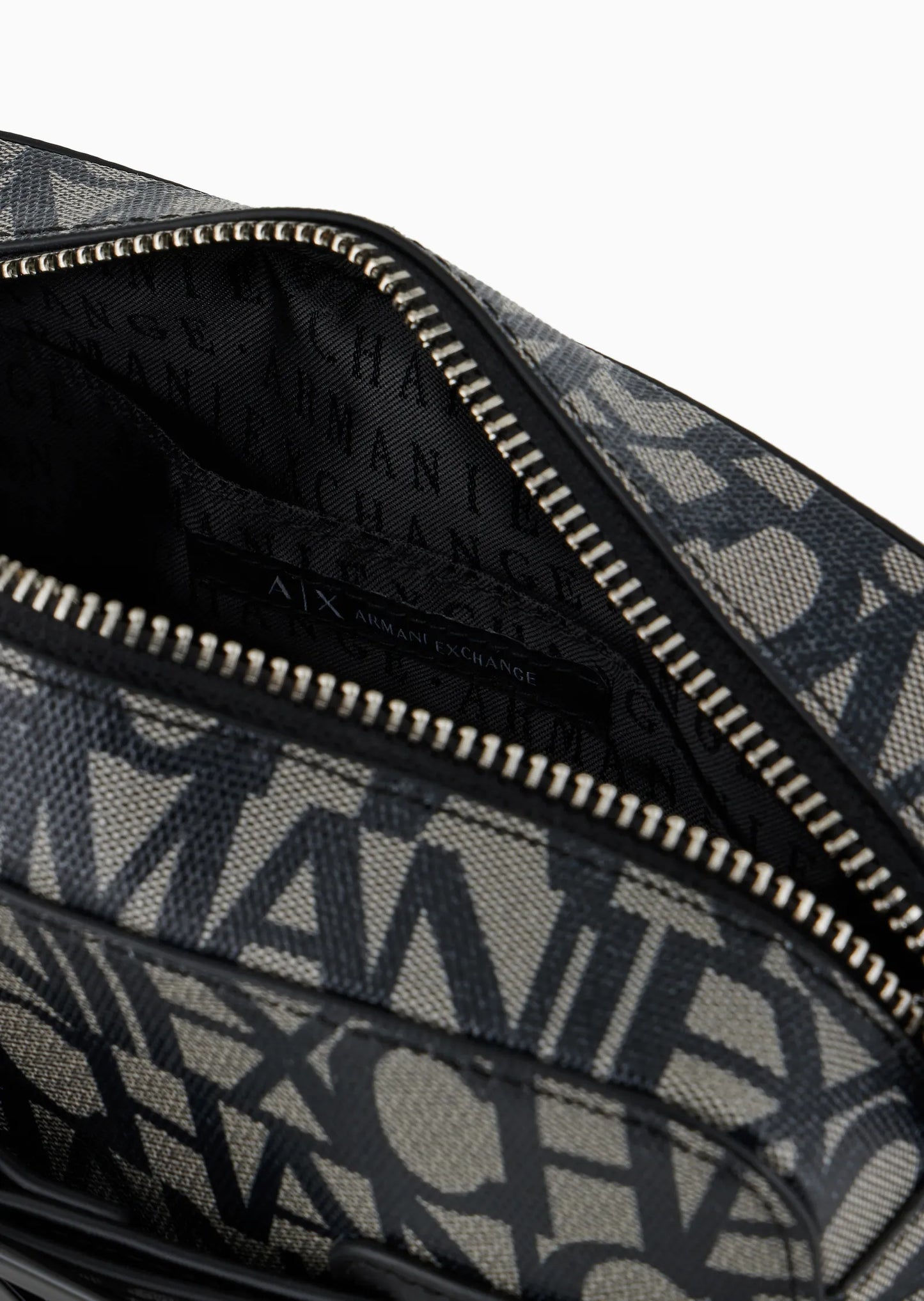 Borsa camera case con dettaglio a contrasto
