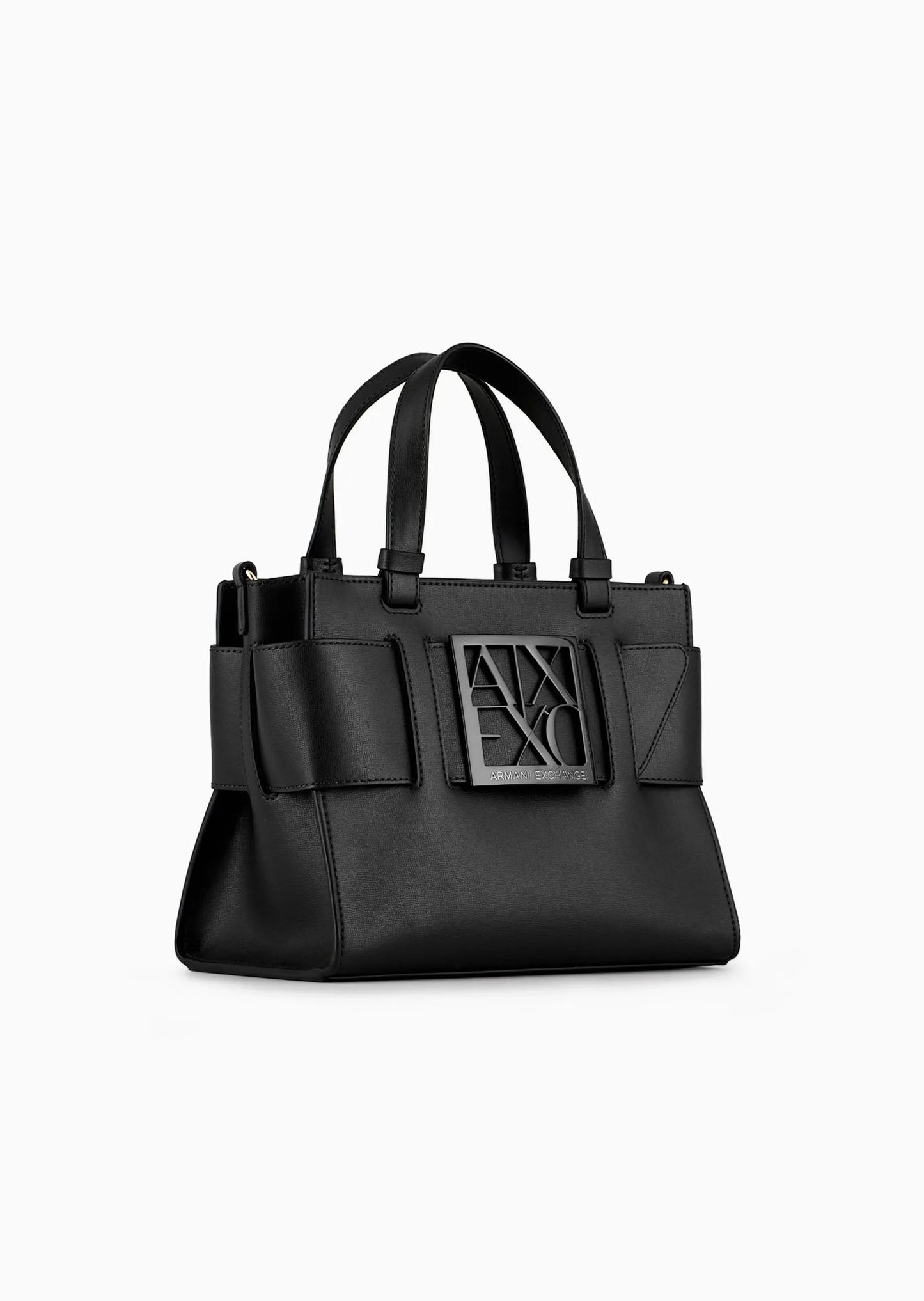 Tote bag media con doppi manici e tracolla