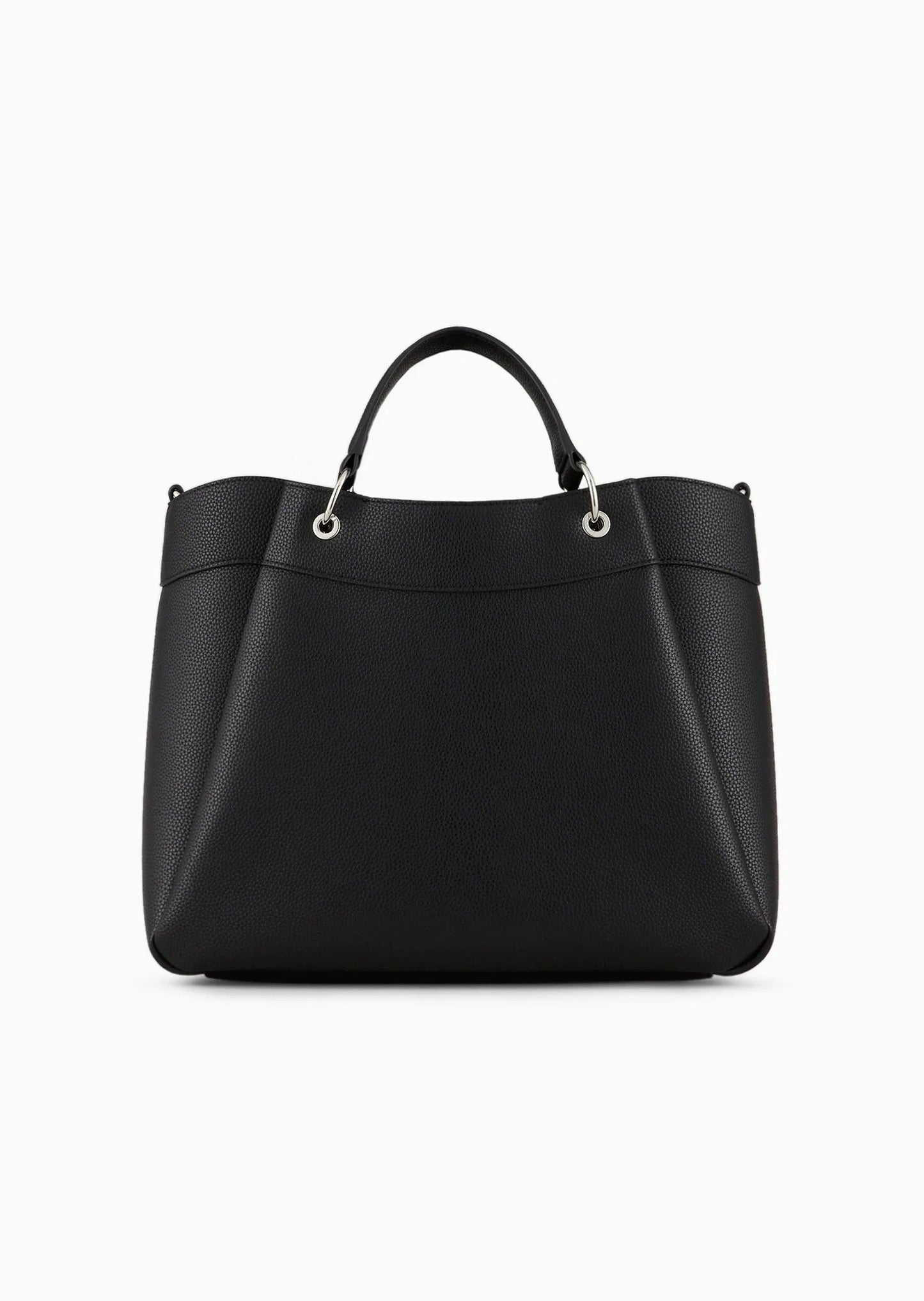 Borsa shopper sagomata grande con doppi manici