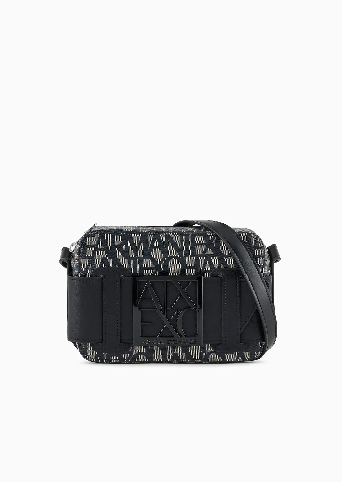 Borsa camera case con dettaglio a contrasto