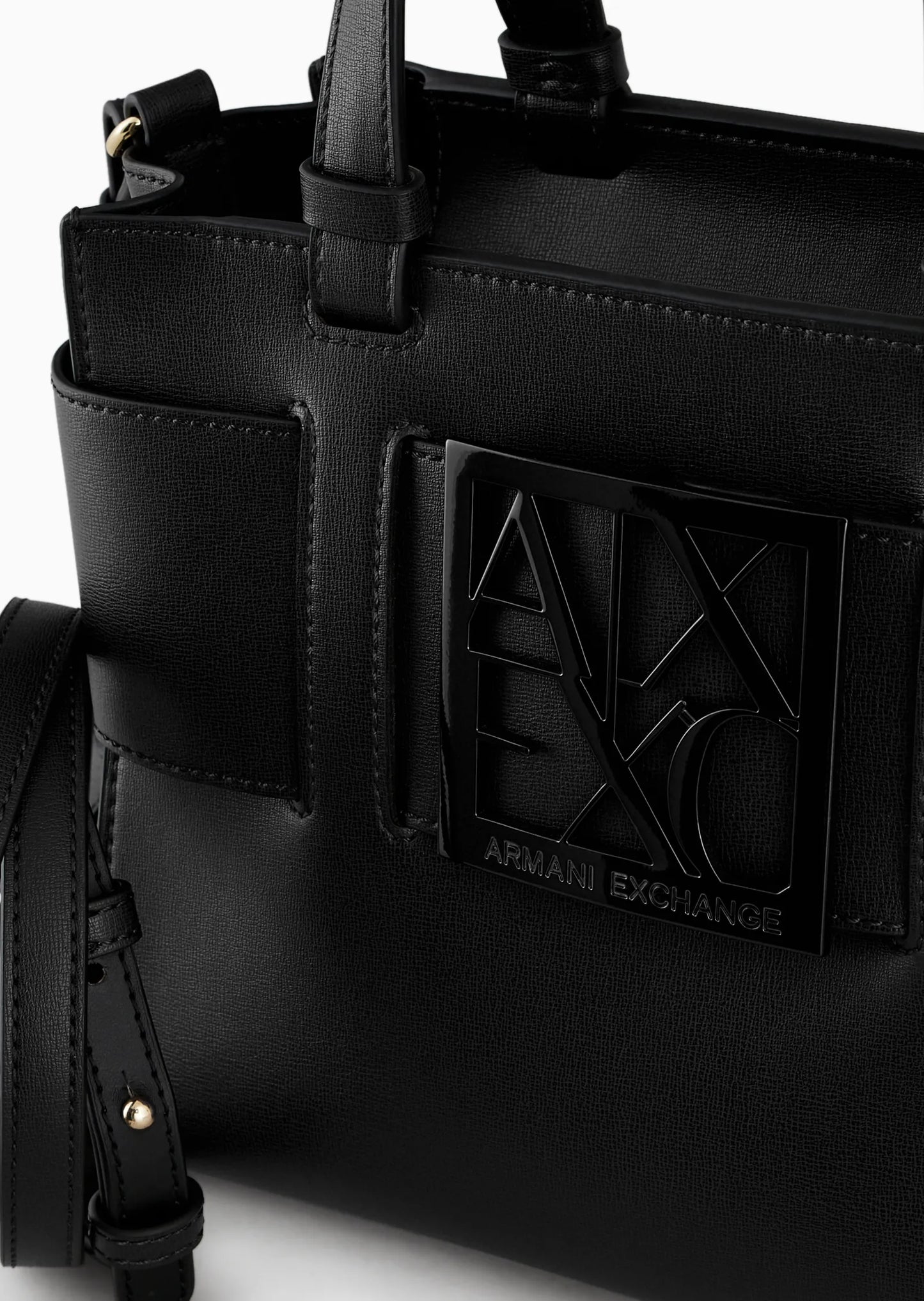 Tote bag media con doppi manici e tracolla